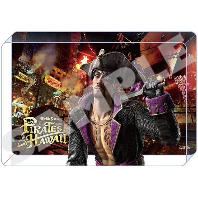 真島吾朗　マサル　龍が如く　手配書風アクリルキーホルダー　8外伝 Amazon | 『龍が如く8外伝 Pirates in Hawaii』手配書風アクリル